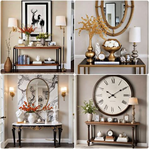 Entryway Foyer Table Decor