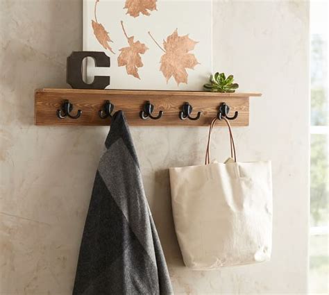 Entryway Shelf With Hooks Lowes