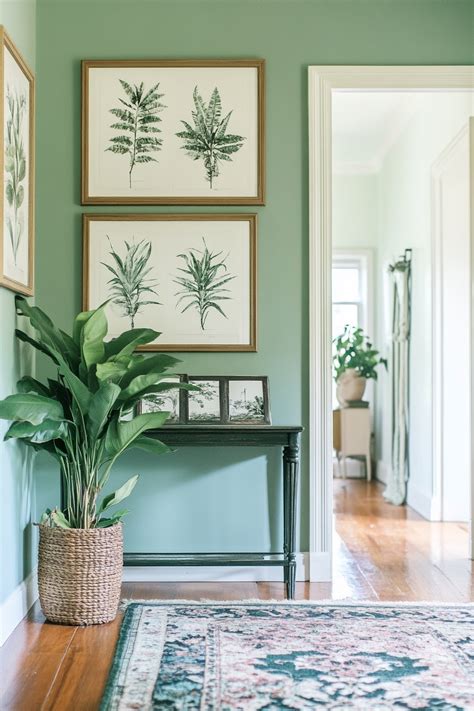 Entryway Wall Decor Plants