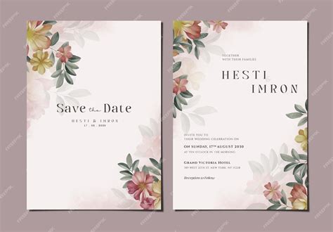 Entwo Sided Invitation Template