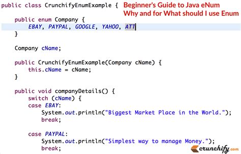 enum type variable in java