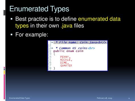 enumerated data type example