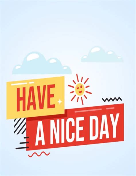 Enunderstandable Have A Nice Day Template