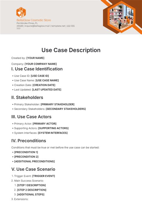 Enuse Case Description Template