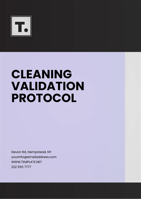 Envalidation Protocol Template