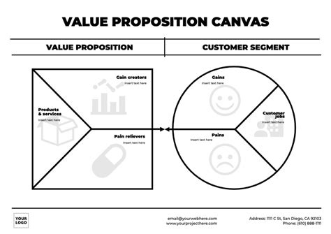 Envalue Proposition Canvas Template Word