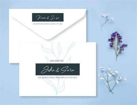 Envelope address template printable planmopla