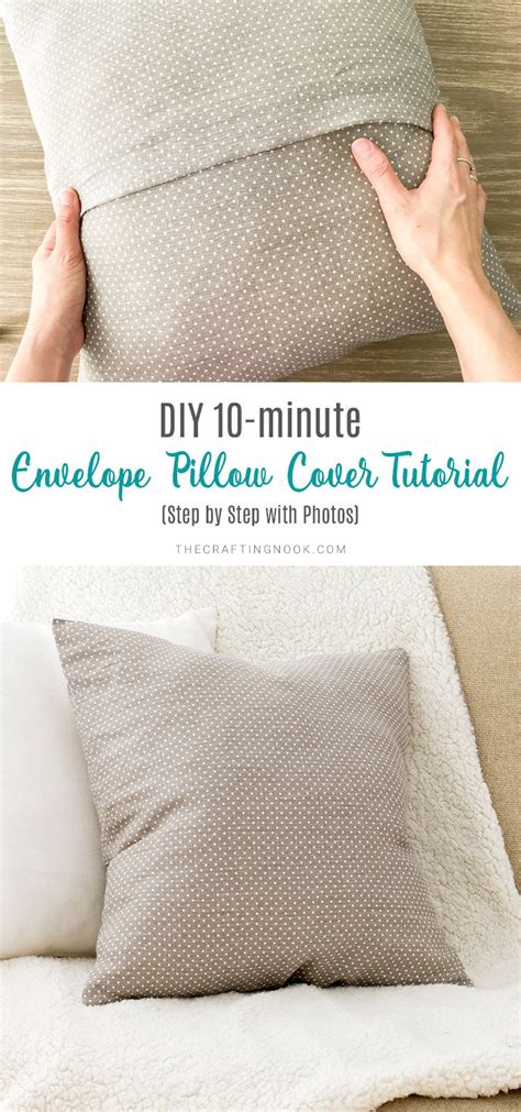 Envelope Back Pillow Case Tutorial