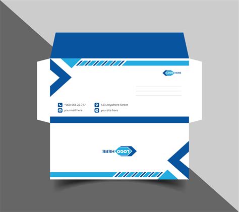 Envelope Card Design Template