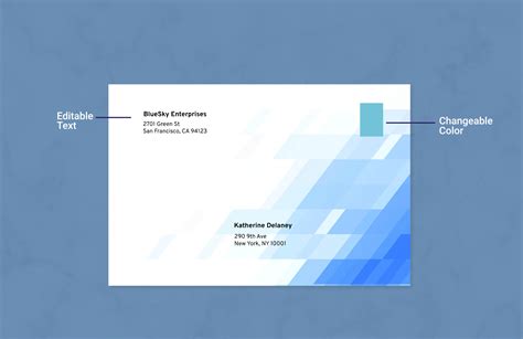 Envelope Label Template Excel