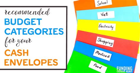 Envelope System Categories