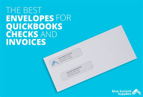500 9 Self Seal Double Window Quickbooks Invoices Envelopes Security