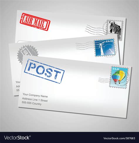 Envelopes With Stamps