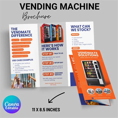 Envending Machine Flyer Template