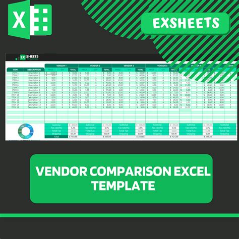 Envendor Comparison Template Excel