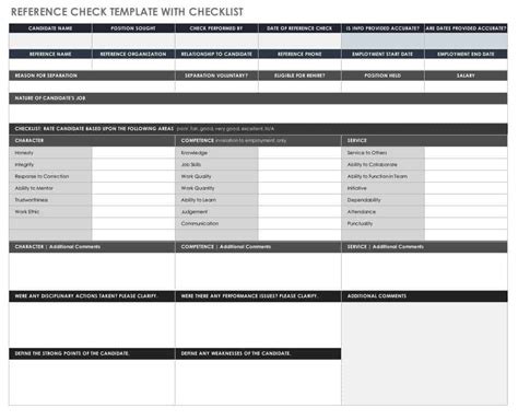Envendor Reference Check Template