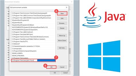 Environment Variables Java Windows 11