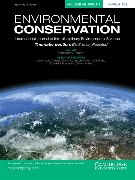 environmental conservation journal
