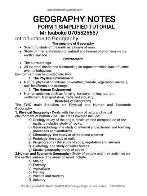 Lets See Environmental Geography Notes Pdf Popular