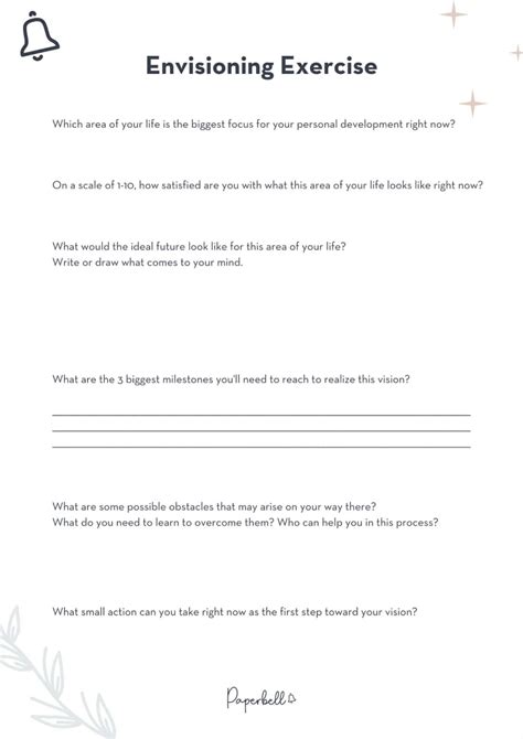 Envisioning Exercise Template