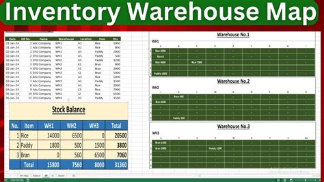 Enwarehouse Location Mapping Excel Template