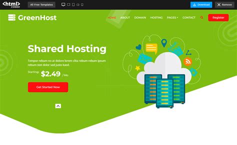 Enweb Hosting Template