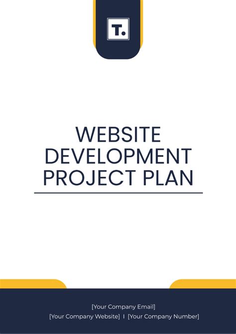 Enwebsite Development Project Plan Template