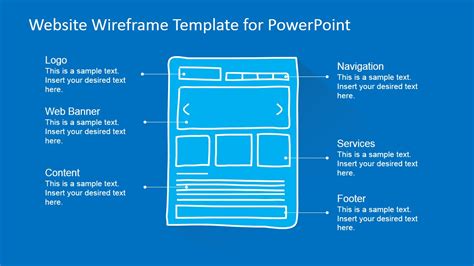 Enwebsite Wireframe Template Ppt