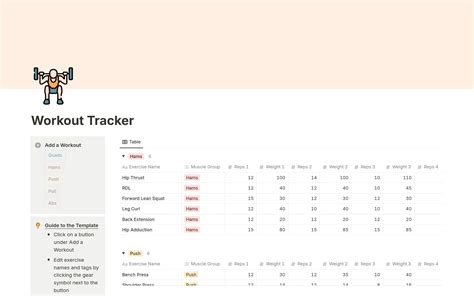 Enweight Tracker Notion Template