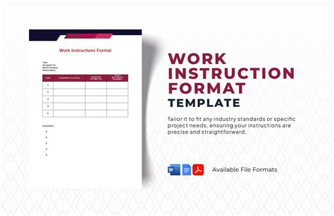 Enwork Instruction Template