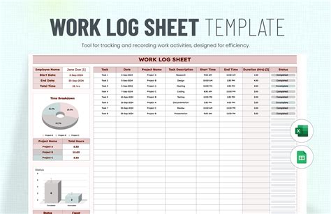 Enwork Log Excel Template