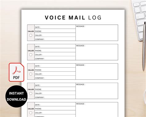 Enwork Voicemail Template