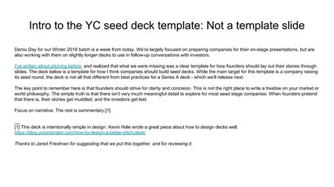Eny Combinator Deck Template