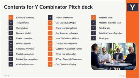 Eny Combinator Pitch Deck Template