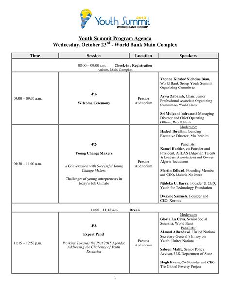 Enyouth Program Planning Template