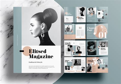 Enzine Template Indesign
