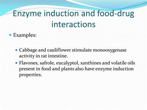 Enzyme Induction Examples