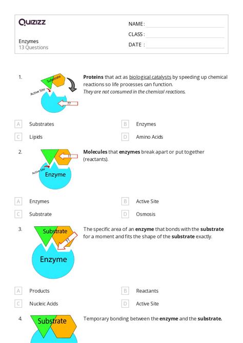 Enzymes Quizizz