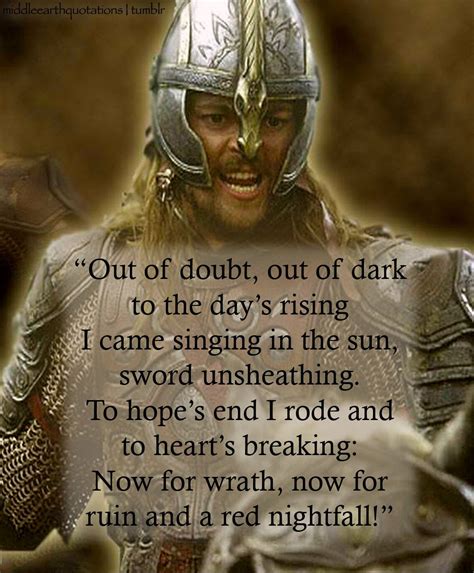 Eomer Quotes Book