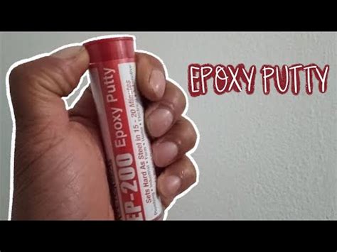 Ep-200 Epoxy Putty Instructions