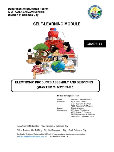 Epas Learning Module Grade 11
