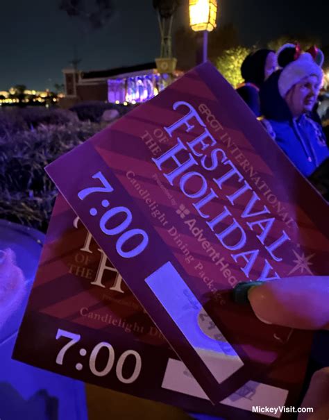 Epcot Candlelight Processional Tickets