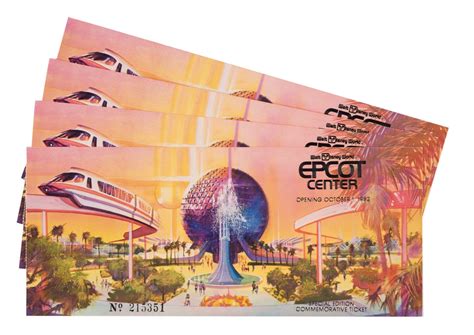 Epcot Day Pass Ticket