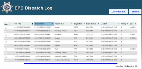 epd dispatch log