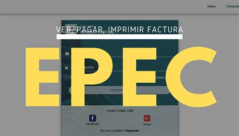 epec factura a pagar online