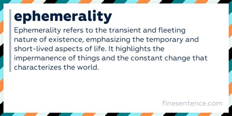 Ephemerality of Time