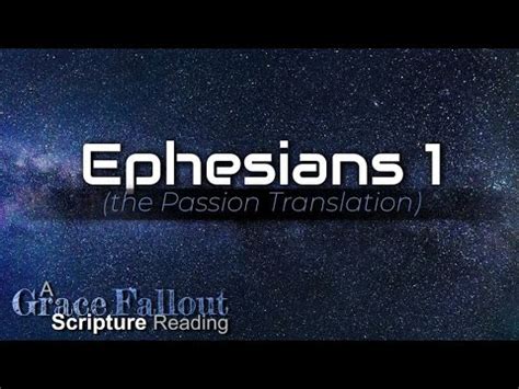 ephesians 1 the passion translation