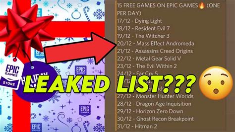 You are currently viewing Epic 15 Free Games Leak: The Ultimate Gaming Experience In 2023