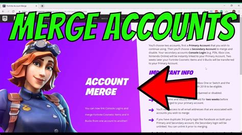 epic games account merge page