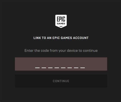 epic games activate continue device